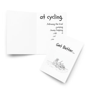 Get Better at Cycling MTB Sympathy card