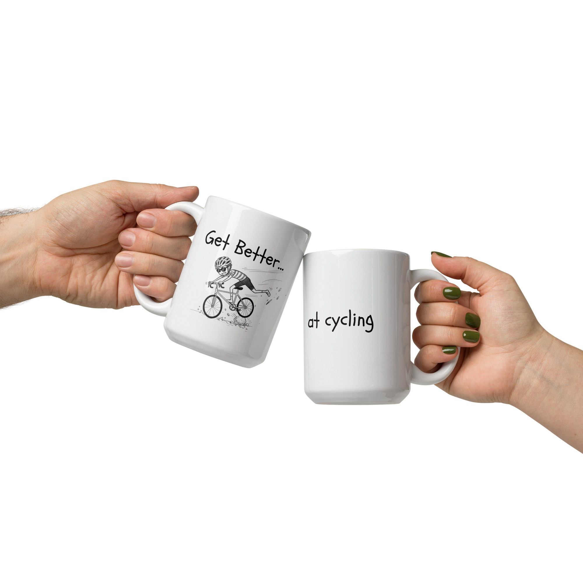 Sarcastic Gravel Bike Lover Coffee Cup - Image 3